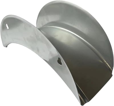 Metalen tuinslanghouder - Slanghaspel hanger - Tuin organiseren - Wind en regenbestendig - 27x11.5x11.5cm - Zilver