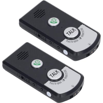 Interphone vocal bidirectionnel Portée super longue Interphone sans fil Intercommunicateur Étanche Système de sonnette d'interphone Unité blanc