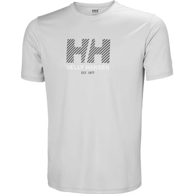 Helly Hansen Tech Graphic 2.0 Korte Mouwen Basislaag Grijs L Man