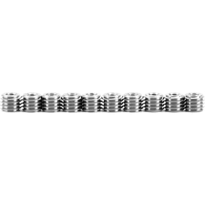 10 stuks Vrouwelijke M4x0.7 Mannelijke M8x1.25 Schroefdraad 6mm Verkleinmoer Roestvrij Staal voor Luchtvaart Automobielen Stoomturbines