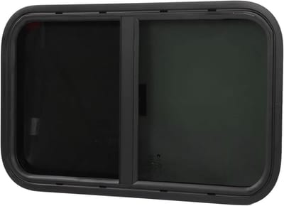 Rv-Raam Teardrop-Stijl Vervanging Met Insectenhor - Getint Raam 700 x 400 mm voor Aanhangwagen Bouwvoertuigen - Duurzaam en Functioneel