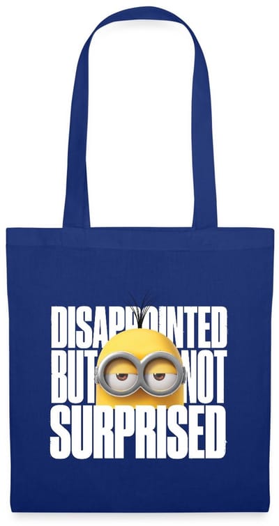 Minions Kevin Teleurgesteld Maar Niet Verrast Tas Van Stof Schoudertas
