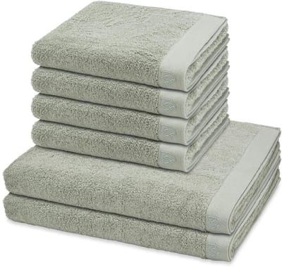 Ross Sonstiges 4 X handdoek 2 X douchehanddoek - in set 6 pack Doubleface Stripes
