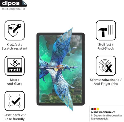 dipos – 2x Matte Pantserfolie geschikt voor VekfulPC T20 | 9H Screenprotector