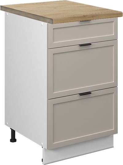 Vicco Fame-Line Keukenkasten – 50 cm, AP Goldkraft GrijsBeige