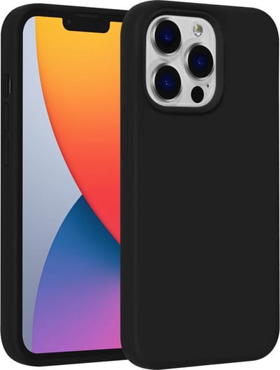 UNIQ Accessory Apple iPhone 13 Pro Telefoonhoesje - Zwart, Silicone, Beschermend Back Cover