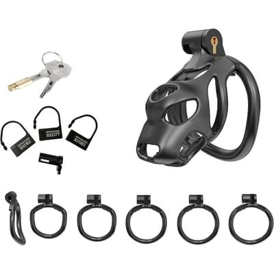 Rimba P-Cage - P-Cage PC07 - Kuisheidskooi - Peniskooi - Maat S - Zwart