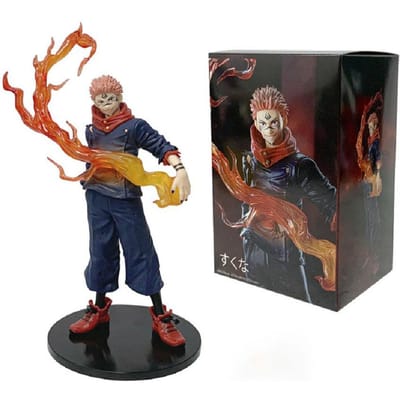 Anime 21cm Jujutsu Kaisen Figurine Itadori Yuji Figurine d'Action Modèle Poupée en PVC Jouets Collection Périphérique Accessoires de Bureau Cadeaux