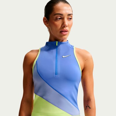 Nike Court Dri-Fit Slam  Tanktop Dames-blauw, blauw-grijs