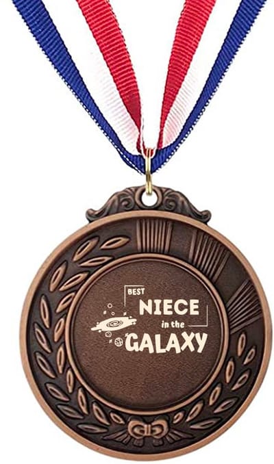 Akyol - beste nicht in het universum medaille bronskleuring - Nicht - familie - cadeau