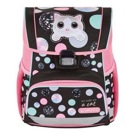 Herlitz Loop Rugzak Cute Cat - Lichtgewicht en ergonomisch