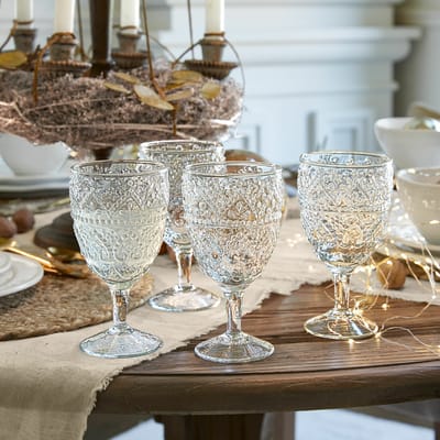 LOBERON Glas set van 4 Ivrecourt helder