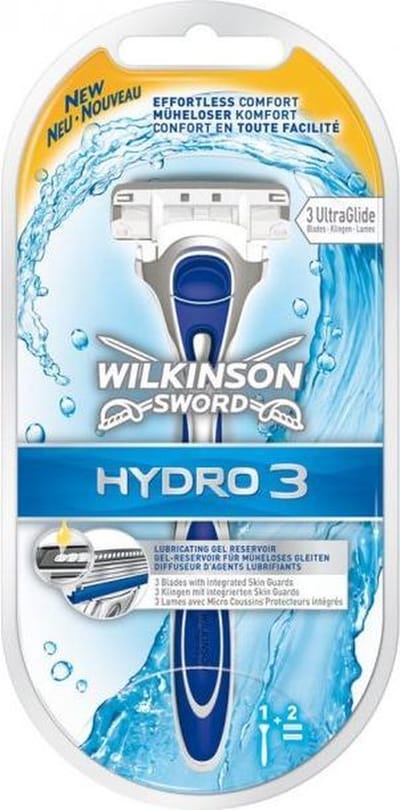 Wilkinson Sword Hydro 3 Scheersysteem + Scheermesjes 2 Stuks