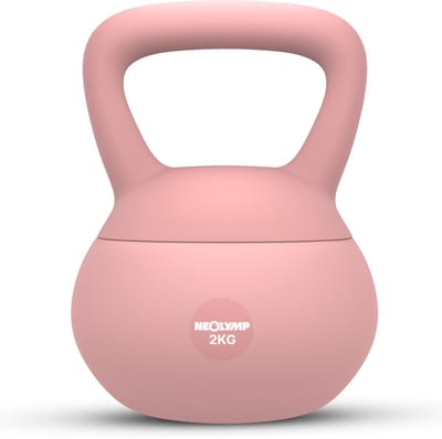 NEOLYMP 2 kg Soft Kettlebell voor beginners & revalidatie– Bodemvriendelijk en effectief