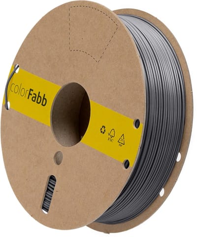 colorFabb Lw-pla-ht Donkergrijs 3D-printerfilament - 1,75 mm - 750 g - Lichtgewicht materiaal - Ideaal voor RC-vliegtuigen - Matte afwerking