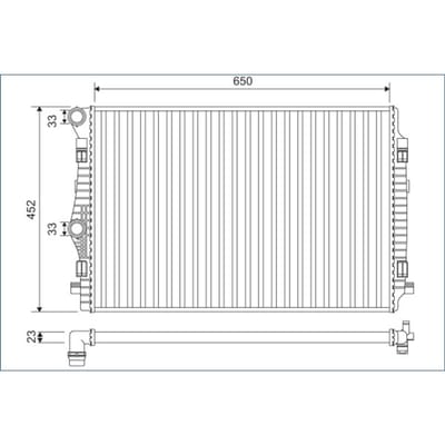 Radiateur VALEO 701132