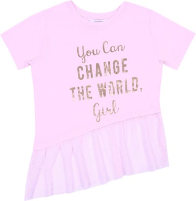 Roze asymmetrische blouse