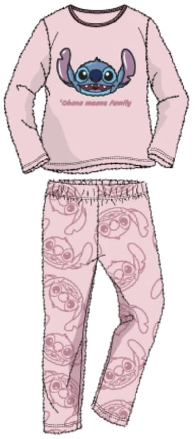 Disney Lilo & Stitch Pyjamaset Fleece Maat 98
