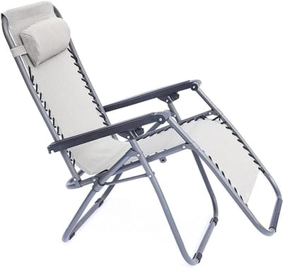 Ligstoel Tuinstoel - Loungestoel Dekstoel - Ontspannen Buiten - Verstelbare Rugleuning - 178 x 66 x 32 cm - A