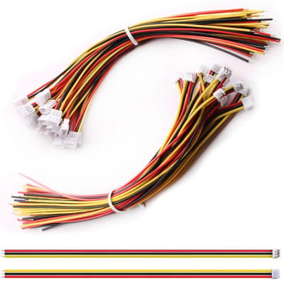 40 stuks JST Connector 1,5 ZH 3 pin - Mannelijk en Vrouwelijk - Mini Micro Socket en Stekker - 150 mm Kabel - 26 AWG