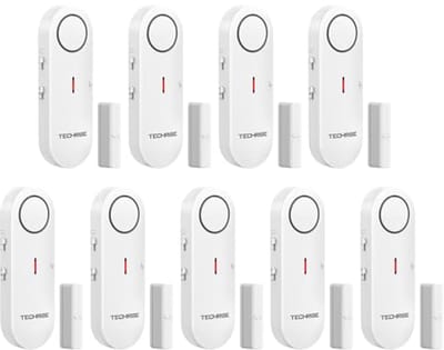 Draadloze Deuralarm met Raamalarm en Burglerbeveiliging - 3-in-1 Volume Controle - Eenvoudig te Installeren Beveiligingssysteem voor Huis en Hotel