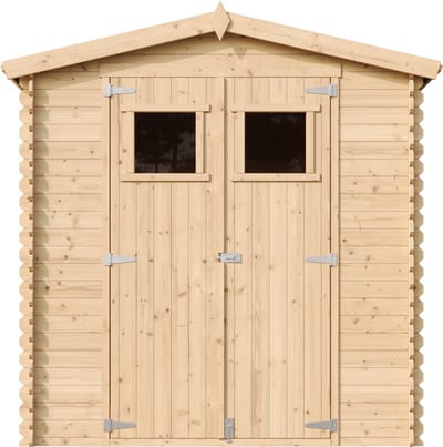 Timbela M343 - Houten tuinhuis - 3,53 m² - 206x216xH218 cm - zonder vloer