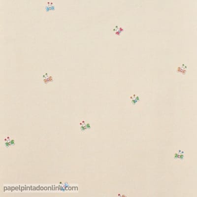 Four Friends - Behang Kinderkamer - Babykamer - Behangpapier - Kinderbehang - Bijtjes - 0,53 x 10,05M.