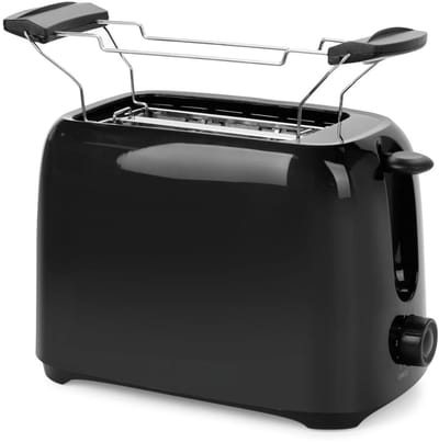REN® Tosti apparaat broodrooster - Tosti apparaat - Tosti broodrooster - Zwart - 14cm x 25cm x 16cm
