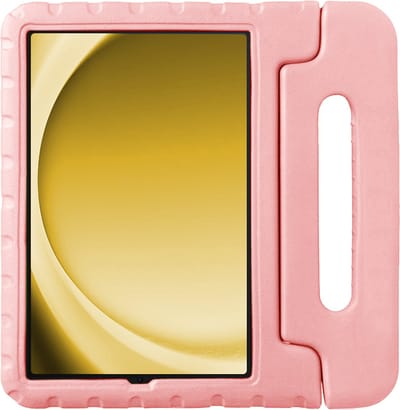 Hoes - Geschikt voor Samsung Galaxy Tab A9 Plus - Kinderhoes Shockproof Bumper - Kidsproof Case - Tablet Hoesje - Kinder Hoesje Cover - Zalm