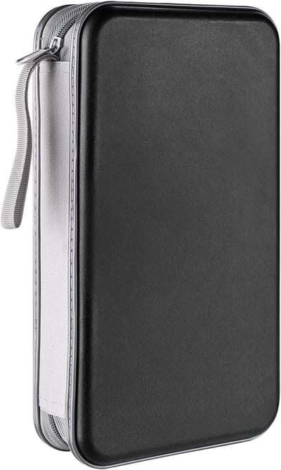 DVD Case, 96 Capaciteit CD Case Houder Opslag Organizer Hard Plastic Beschermende Disc Portemonnee voor Auto