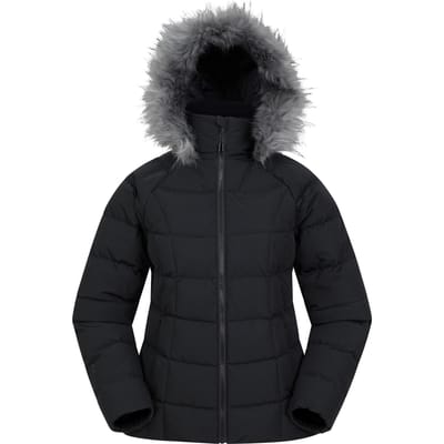Mountain Warehouse Dames/Dames Isla Extreme Korte Donzen Jas (Zwart)