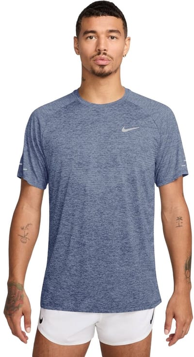 Nike Stride Dri-fit Heren Training T-shirt Hv5203-499 - Kleur Blauw - Maat XL