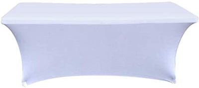 Dailygoods- Tafelkleed Stretch - Rechthoekig 1,5 m - Elastisch Spandex - Tafelhoes Tafelbladbeschermer - Duurzaam - Professionele uitstraling