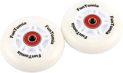 2x LED Wielen voor Waveboard met ABEC-9 Kogellagers - 80mm - Inclusief Magnetische Spacers