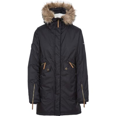 Trespass Dames Eternally Waterproof Parka (Zwart)