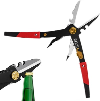 Kabelstripper Tang - Draadstripper Kniptang - Elektra Werk - Multifunctioneel Ontwerp - 23 cm - Zwart