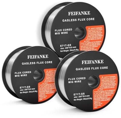 Flux Core MIG Lasdraad 0.8mm - 3kg Voor Gasloos Lassen van Koolstofstaal