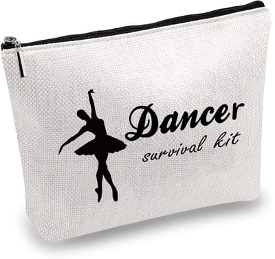 Dailygoody - Canvas Make Up Zakken - Multifunctionele Toilettas - 10x7 inch - Cosmetische Danser Survival Kit - DIY Craft - Geschikt voor Sleutels en ...