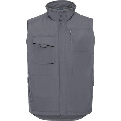 Russell Heren Gilet voor zwaar gebruik (Konvooi Grijs)