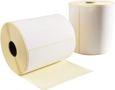 ICENTI - Zebra Compatibel Verzendetiketten - 102 x 150mm - 300stks per rol- 2 rollen - Wit – Verzendlabel-Etiket-Kern 25 mm