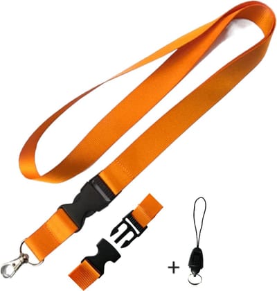 Oranje Lanyard - Sleutelkoord halsbandje - Sleutelhanger - Sleutels - Pashouder - Badgehouder| Koningsdag| Oranje feest| Wk/Ek voetbal