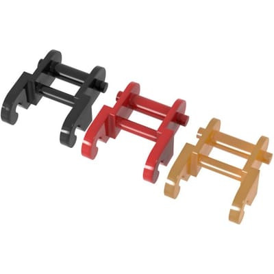 500 STUKS Schakelketting 3711 14696 Wiel Compatibel met Bekende Bouwsteenspeelgoed voor MOC DIY Klassieke Stenen