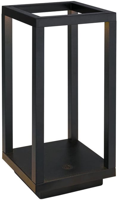 BRILONER Laer – Oplaadbare Tafellamp – dimbaar – aanraakbediening – CCT buitenlamp – IP44 voor binnen & buiten – verwisselbare batterij – 10×10×22,5 cm – zwart