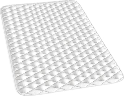Vitalispa Matrasbeschermer – 140 x 200 cm Wasbaar tot 60°C, geschikt voor de droger Wit