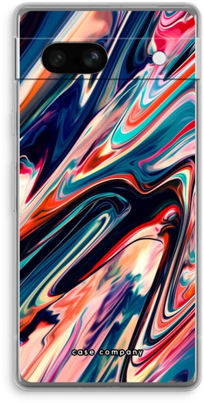 Case Company® - Hoesje geschikt voor Google Pixel 7A hoesje - Quantum Being - Soft Cover Telefoonhoesje - Bescherming aan alle Kanten en Schermrand