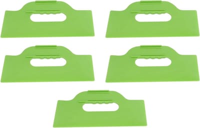 Set van 5 Flexibele Plastic Spackmesjes van 10 Inch voor Schilderen, Plamuur en Afwerking - Ideaal voor Klussen en Doe-Het-Zelf Projecten