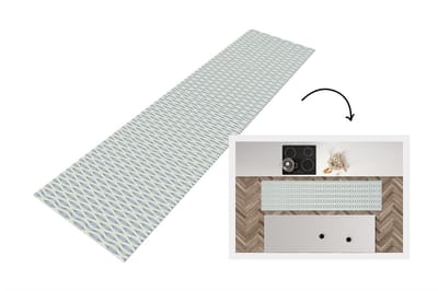 Keukenloper 200x50 cm - Keukenmat vinyl Design - Vintage - Abstract - Keukenmatten loper - Keuken vloerkleed tapijt