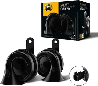 Universele Dubbele Claxon Set - 12V Hoge/Lage Toon - 110dB - ECE Goedgekeurd