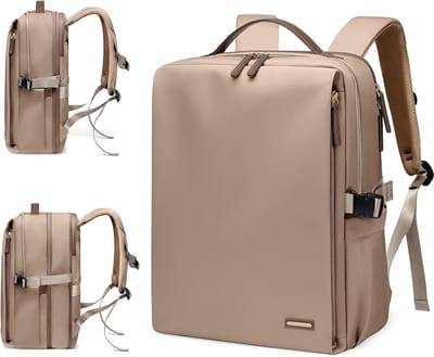 Stijlvolle laptoprugzak voor vrouwen – Perfect voor werk, college, en reizen – Geschikt voor 15,6 inch notebooks