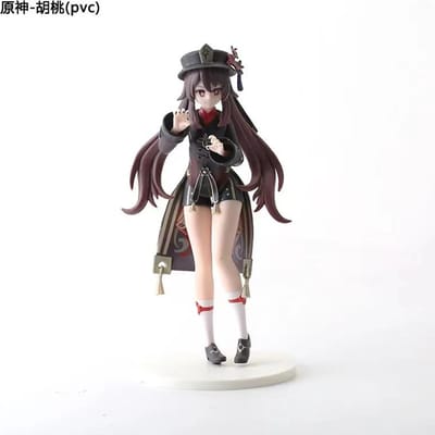 Genshin Impact Hu Tao Raiden Shogun Kawaii Cartoon Actiefiguren Model Poppen Speelgoed Verzamelaar Bureau Ornamenten Verjaardagscadeaus
